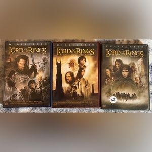 Lord of the Rings Trilogy DVD